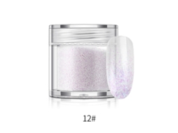 Pó De Glitter Para Unhas Em Garrafa Pigmento De Manicure 10g (cor Transparente)