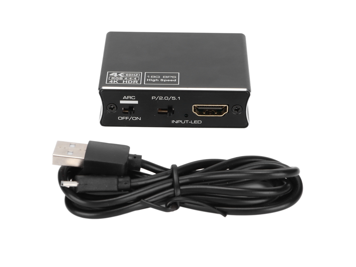 Aetheria extractor de Áudio Interface Multimídia Hd 4kx2k para Ps4 com Saída Digital/analógica