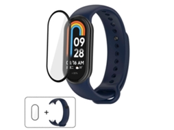 Pulseira De Silicone De Cor Sólida Com Película Curva 3d