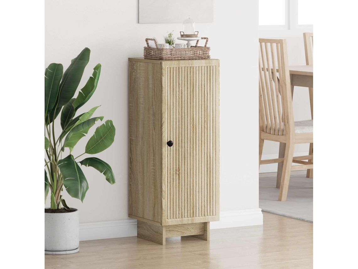 Vidaxl Buffet Carvalho Sonoma 33 X 34,5 X 90 Cm Derivados De Madeira