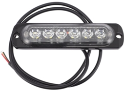 Luzes Estroboscópicas De Led Brancas 12v, Ultrafinas E Com 6 Leds, Ideais Para Veículos Utilitários Multiuso, Iluminação