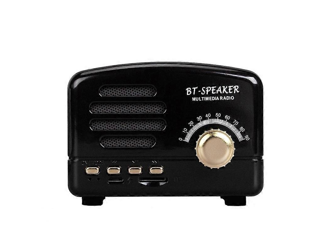 Bt01 Mini Alto Falante Bluetooth Retrô Nostalgia88