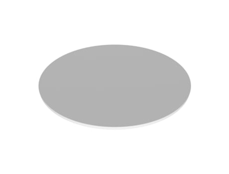 Artù Prateleira Para Mesa De Jantar Redonda 120 Cm Madeira Laminada Branca Frankystar