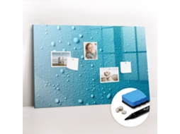 Quadro Magnético Gotas De Água Para O Corredor Espelharte (90x60 Cm)