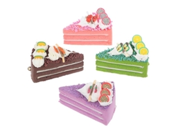 4Pcs Modelos de Bolo Pu e Pvc ALLINLESS