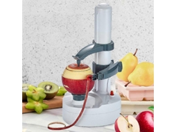 Pelador Eléctrico para Frutas e Verduras Automático com Base Antiderrapante e Lâminas de Reposição Ideal para Batatas, Maçãs e Mais