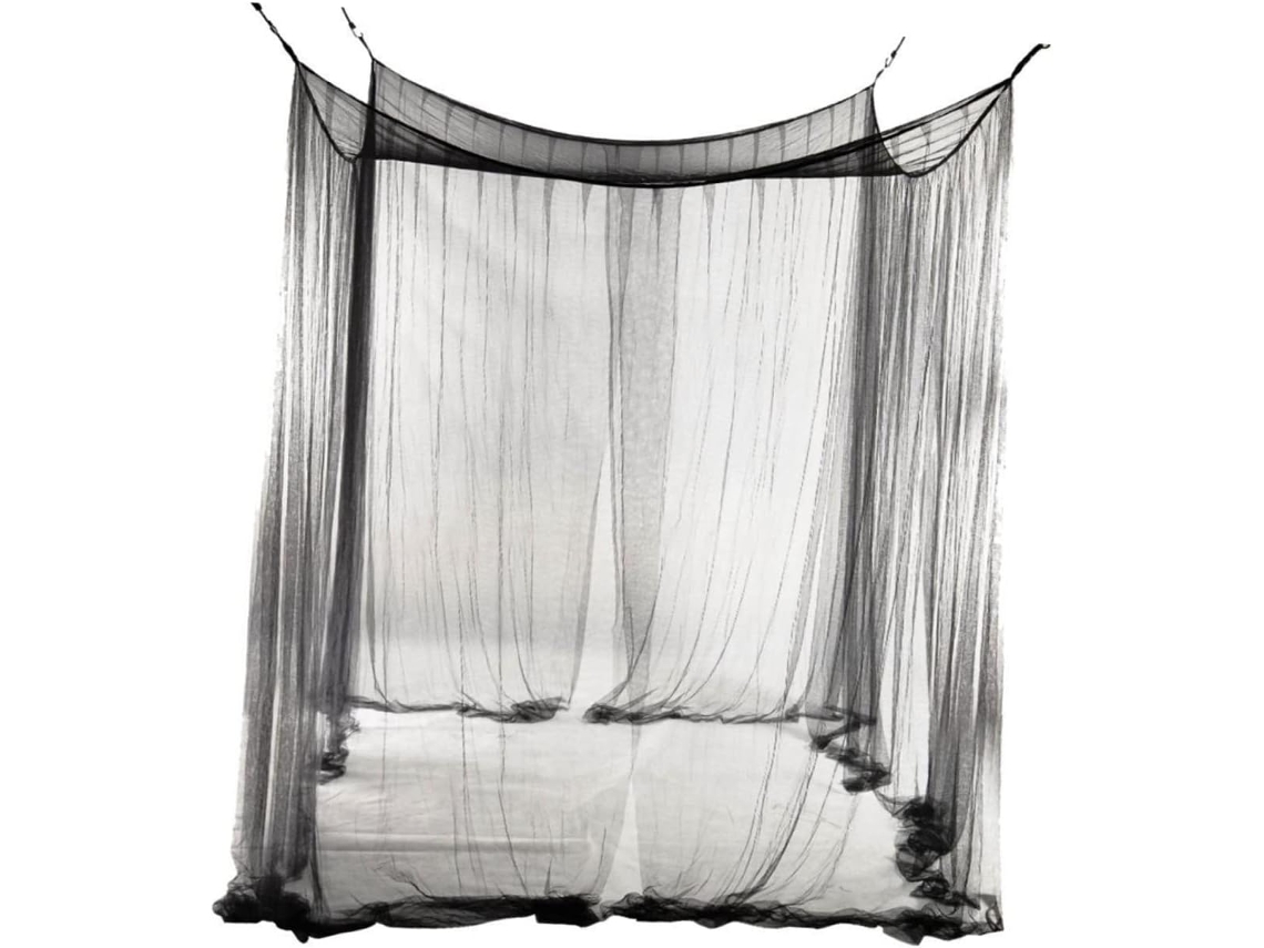 Mosquiteiro De Canto Plafope Para Cama Solteiro, Ideal Para Quartos Livre De Mosquitos