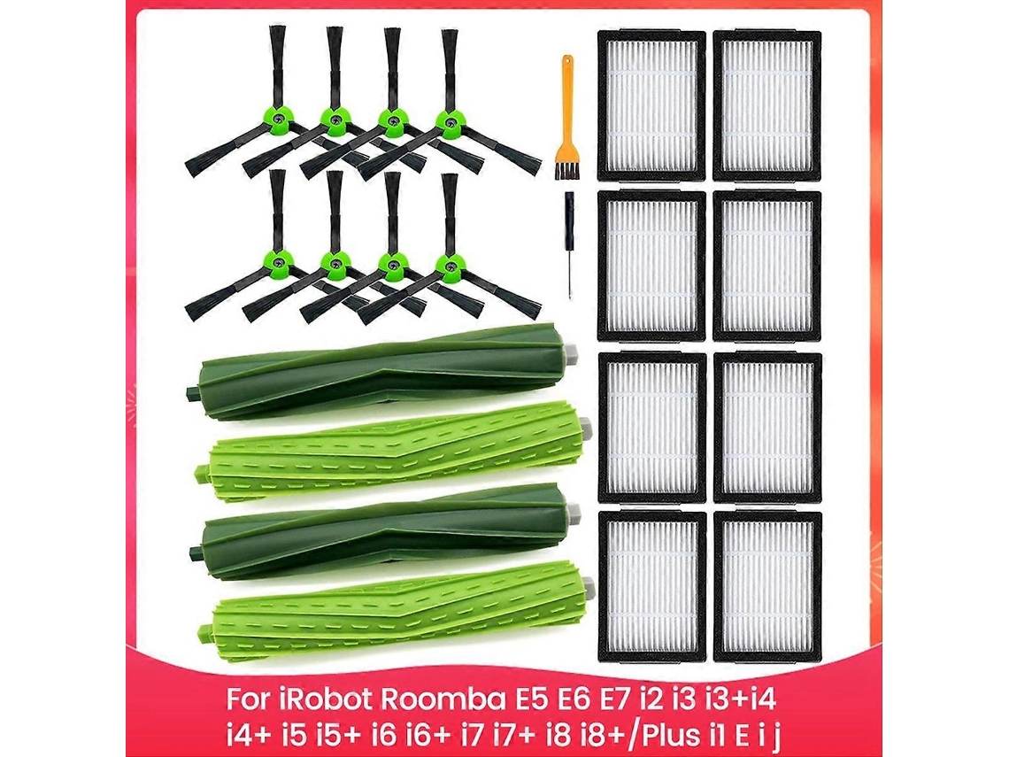 Kit De Peças Para Aspirador Robô Irobot Roomba, Durável, Compatível Com Modelos E5, E6, E7