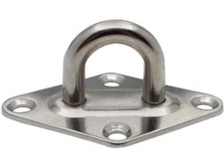 Conjunto De 4 Fechos Porta Em Formato Losango 5mm, Com Fivela De Fixação E Curvatura, Ferragens Práticas Portões De