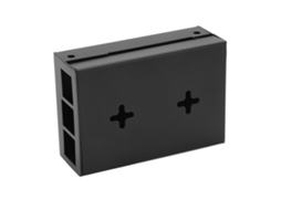 Capa De Alumínio Para Raspberry Pi 4b Preta