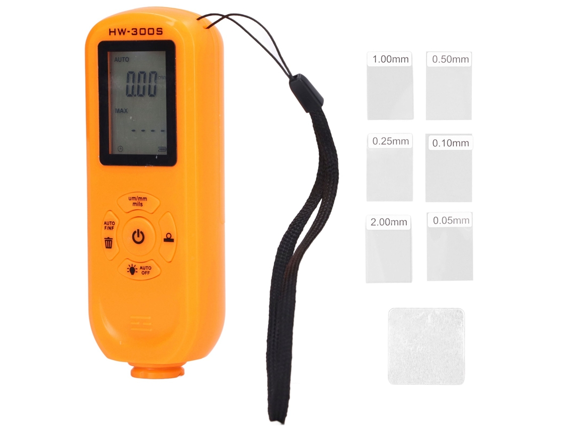Medidor de espessura digital Primerox Hw 300s para metal e tinta.