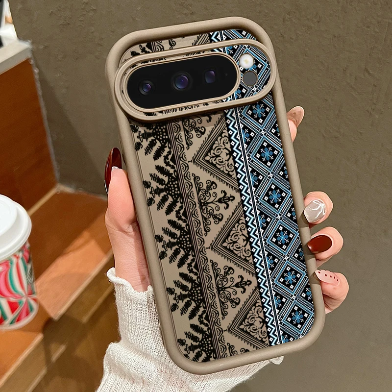 Capa Para Celular Google Pixel 7 Pro Com Estampa Retrô (café), Capa Macia De Tpu À Prova De Choque.