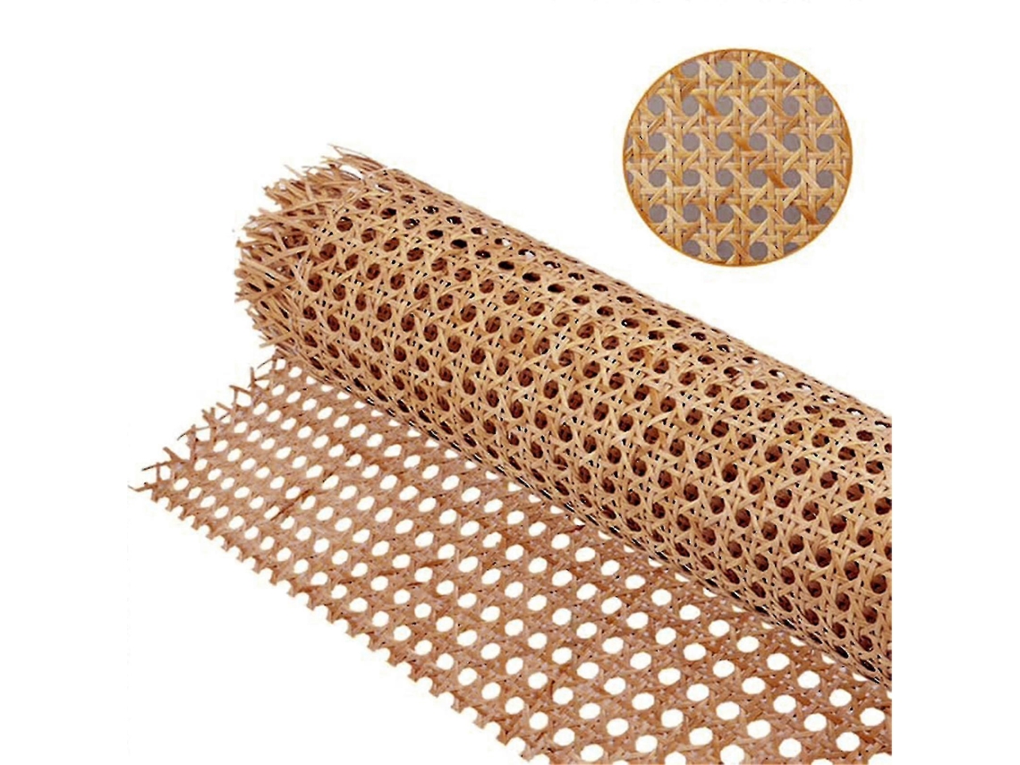 Rebe red Rollo de Red de Ratán Pe Sin Espinas para Decoración de Muebles Diy Hogar Oficina Bar Café Té 55cm