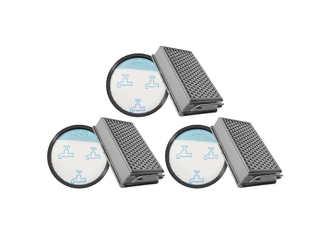 3 Conjuntos De Kits De Substituição De Filtro Para Rowenta Compact Power Xxl Ro4811ea*