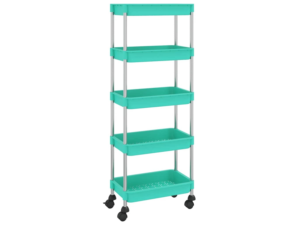 Kitchen Trolley, Kitchen Trolleys Vidaxl Turquesa Ferro (n/a)