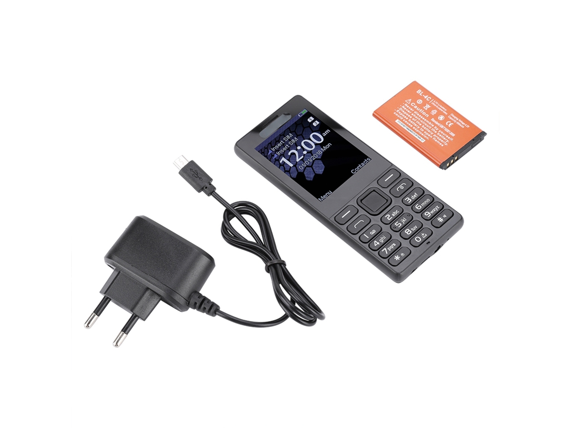Telefone Móvel Portátil Laxiscreed Com Botões Grandes E Bateria De Lítio Para Uso Fácil E Duradouro