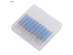 10pcs Broca Cnc De Aço Tungstênio Com Revestimento Azul 3.175(40°) Conjunto De Lâmina De Gravura Em Madeira