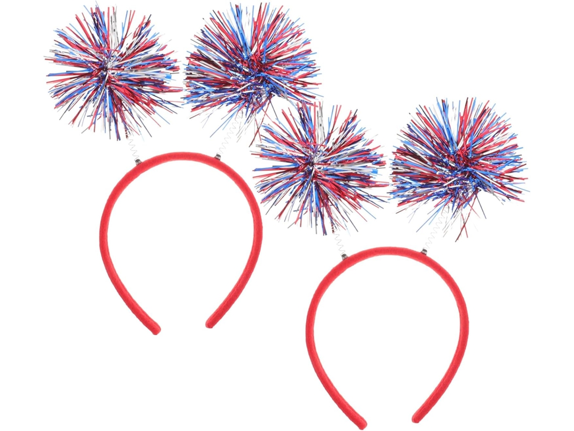 Conjunto De 2 Tiaras De Plástico Para O Dia Da Independência, Acessórios Para Cabelo