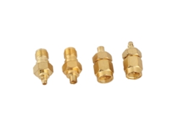 Aetheria 4pcs Adaptador Mmcx para Sma Latão Galvanizado a Níquel 50ohm para Antena Rádio