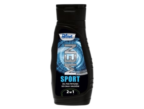 Azul Homens, Gel De Banho Sport, 300 Ml. Blue