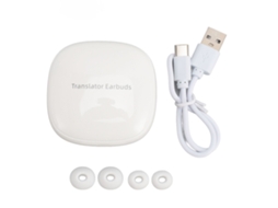 Fones LAXISCREED Tradutor 144 Idiomas Bt 5.0 Branco
