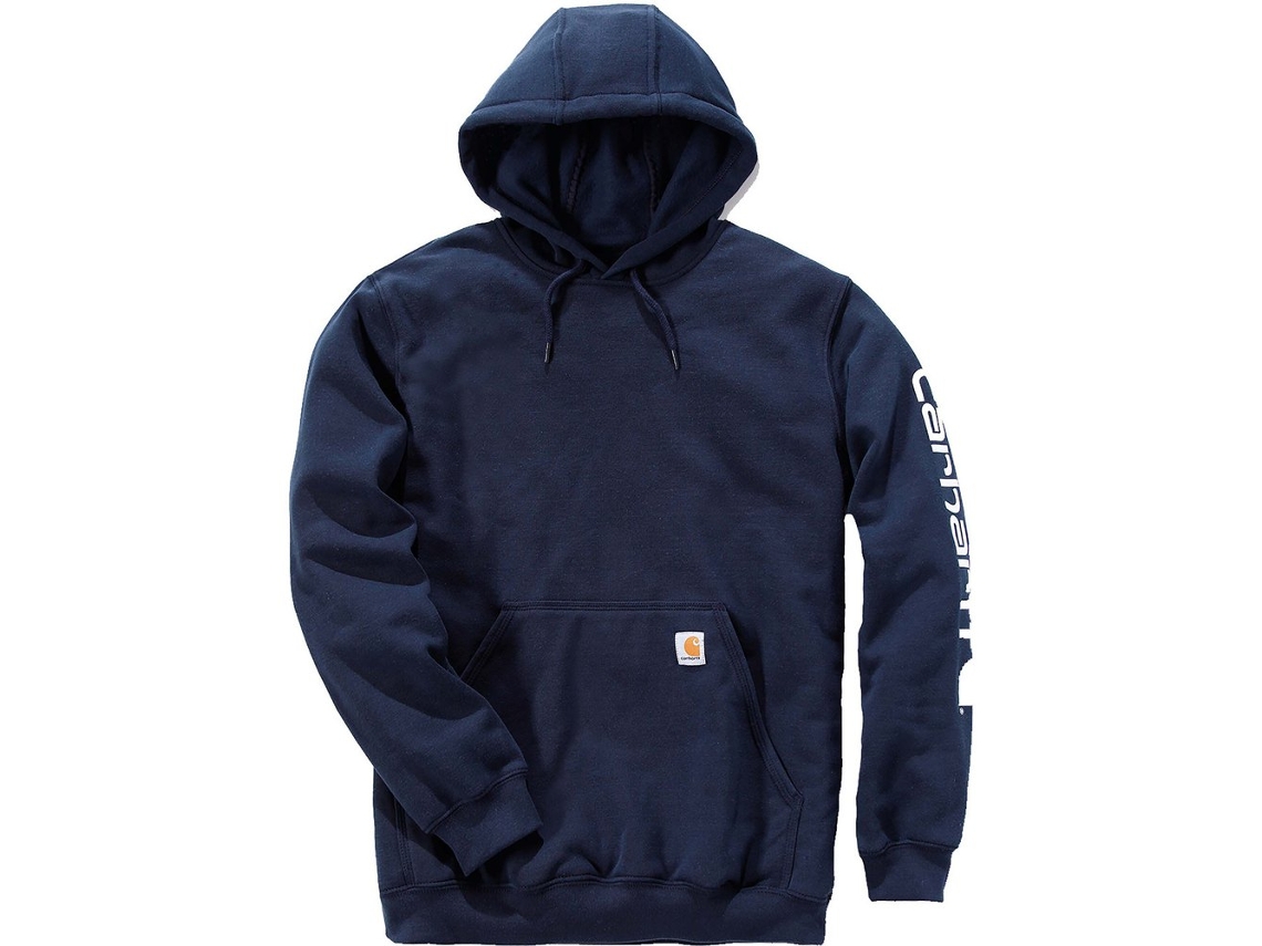 Moletom Com Capuz Logo Azul XS CARHARTT
