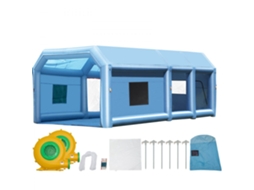 Cabine De Pintura Insuflável 8,5x4,8x3,3m Com Sistema Duplo De Filtragem Tekmaquinas