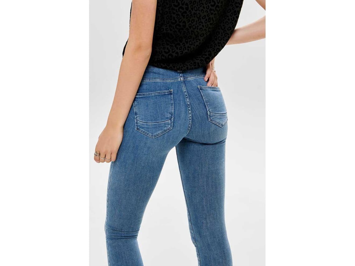 Only power mid waist push sales up skinny