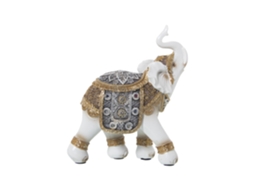 estatueta de elefante de resina