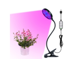 Luz Led Crescimento Plantas Controle Remoto Usb À Prova De Água