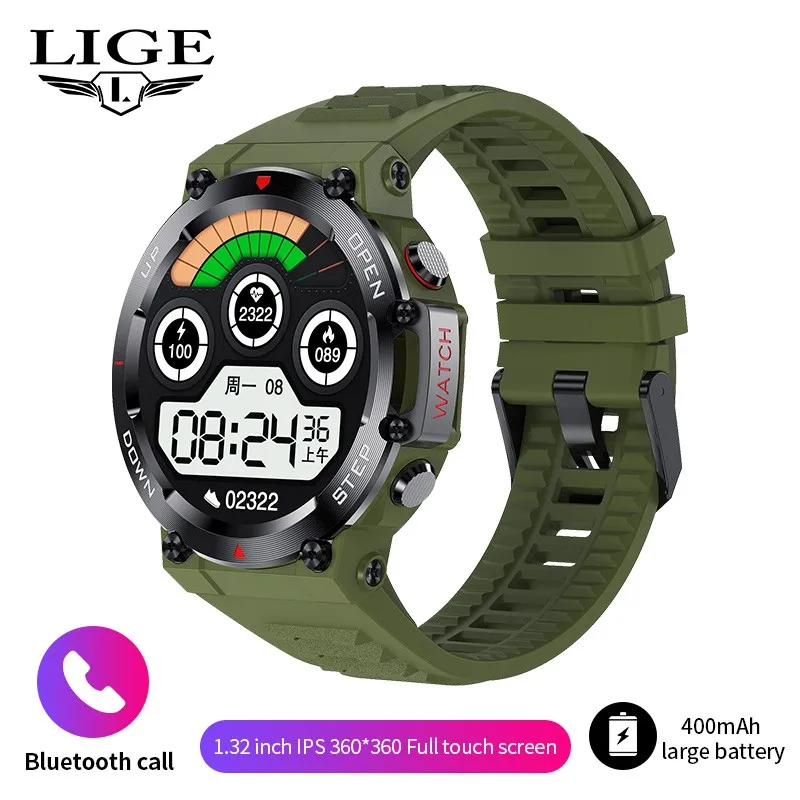Smartwatch Com Tela Totalmente Sensível Ao Toque, Chamadas Via Bluetooth E À Prova D'água.