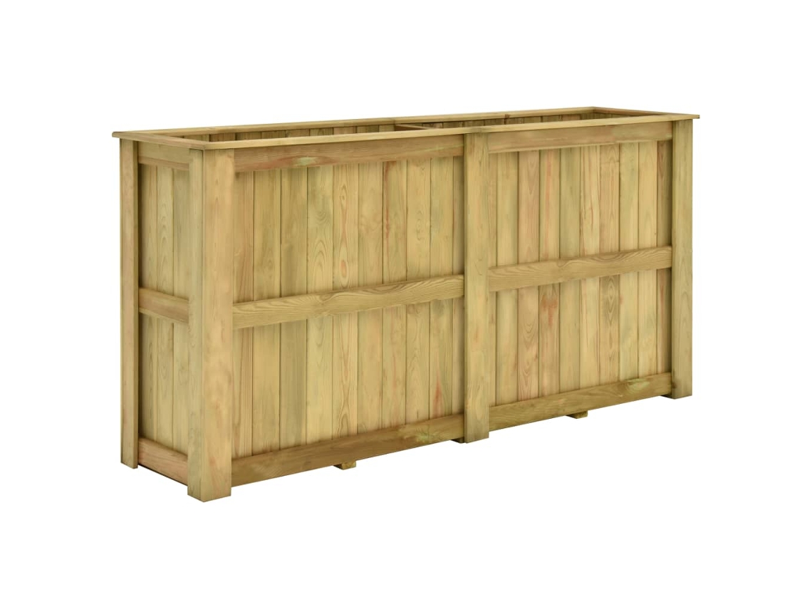 Planter, Planters Vidaxl Marrom Madeira De Pinho (196 X 50 X 100 Cm)