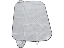 Protetor solar retrátil para carros, proteção contra vento e sol.
