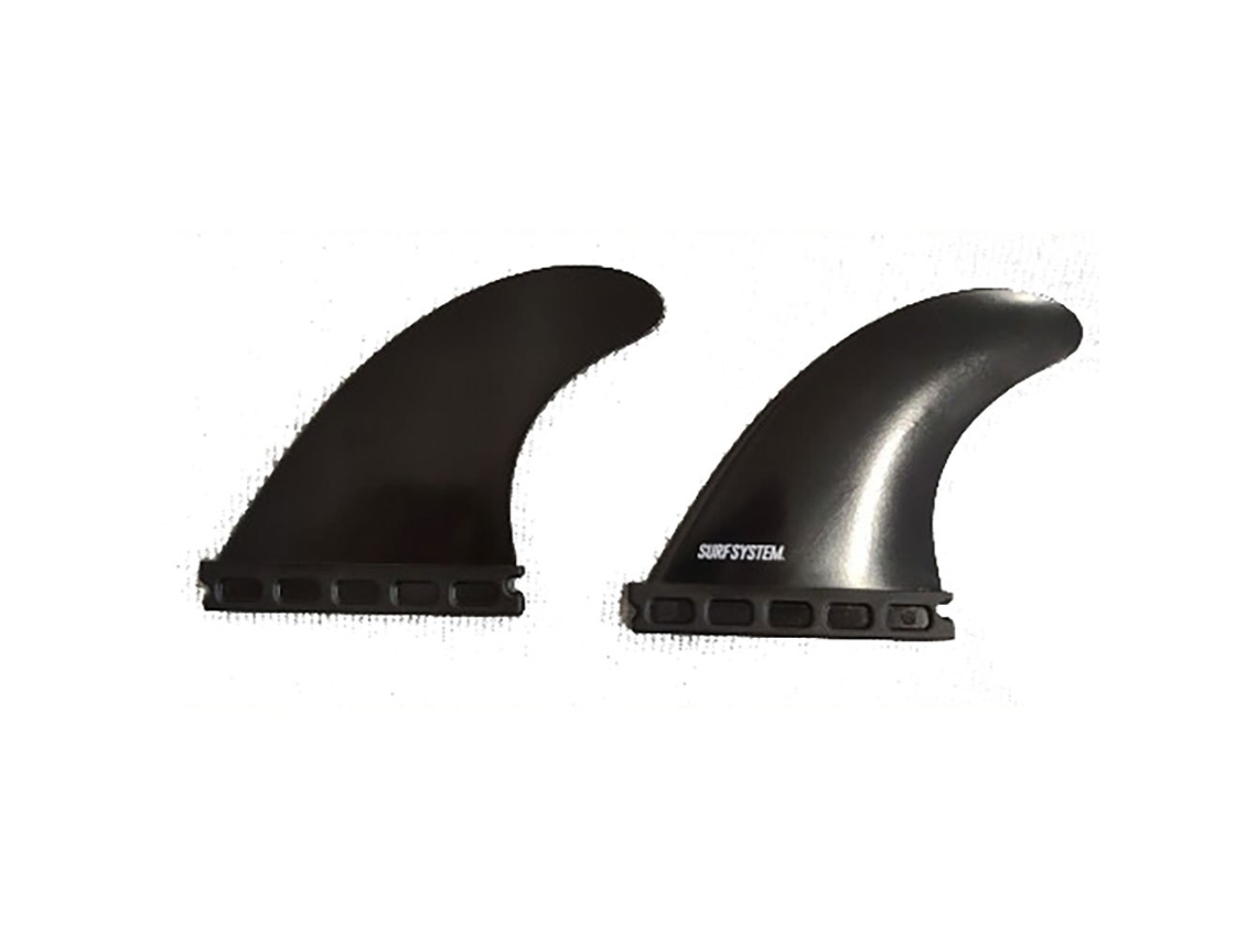 Conjunto de Quilhas Surf Pretosurf System
