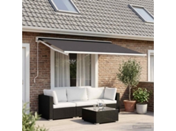 Vidaxl Tecido De Substituição Para Toldo Antracite 600 × 350 Cm