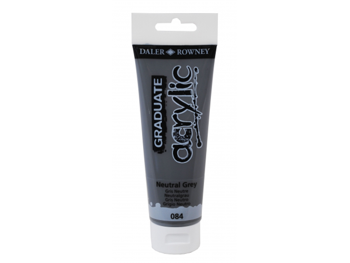 Pintura Acrílica Graduate Daler Rowny 120 Ml (084 Cinzento Neutro)