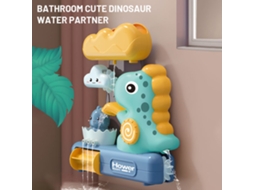 Primerox brinquedo de Banho Dinossauro Cascata com Ventoza Material Seguro Presente para Crianças 3+