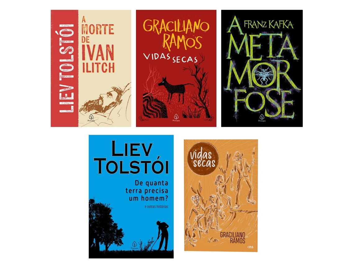 Kit A Morte De Ivan Ilitch (2 Ed.) + Vidas Secas + Vidas + 2 (2)