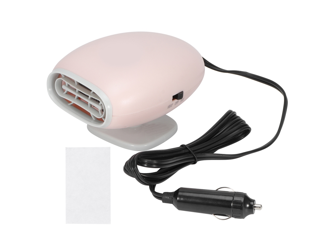 Aquecedor De Carro 12v Rosa Laxiscreed Portátil Com Função De Descongelamento E Purificação