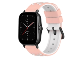 Pulseira De Silicone Bicolor De 20 Mm Para Amazfit Gts 2e