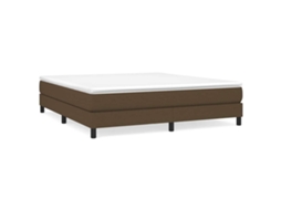 Box Spring Bed Frame, Box Spring Bed Frames Vidaxl Marrom Tecido (180 X 200 Cm)