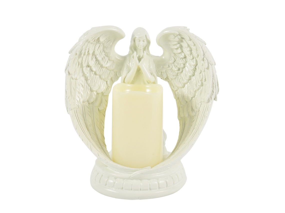 2026 Store figura de Ángel Orando de Resina Retro com Detalhes Elegantes e Duráveis para Decoração de Festa, Casamento e Escritório