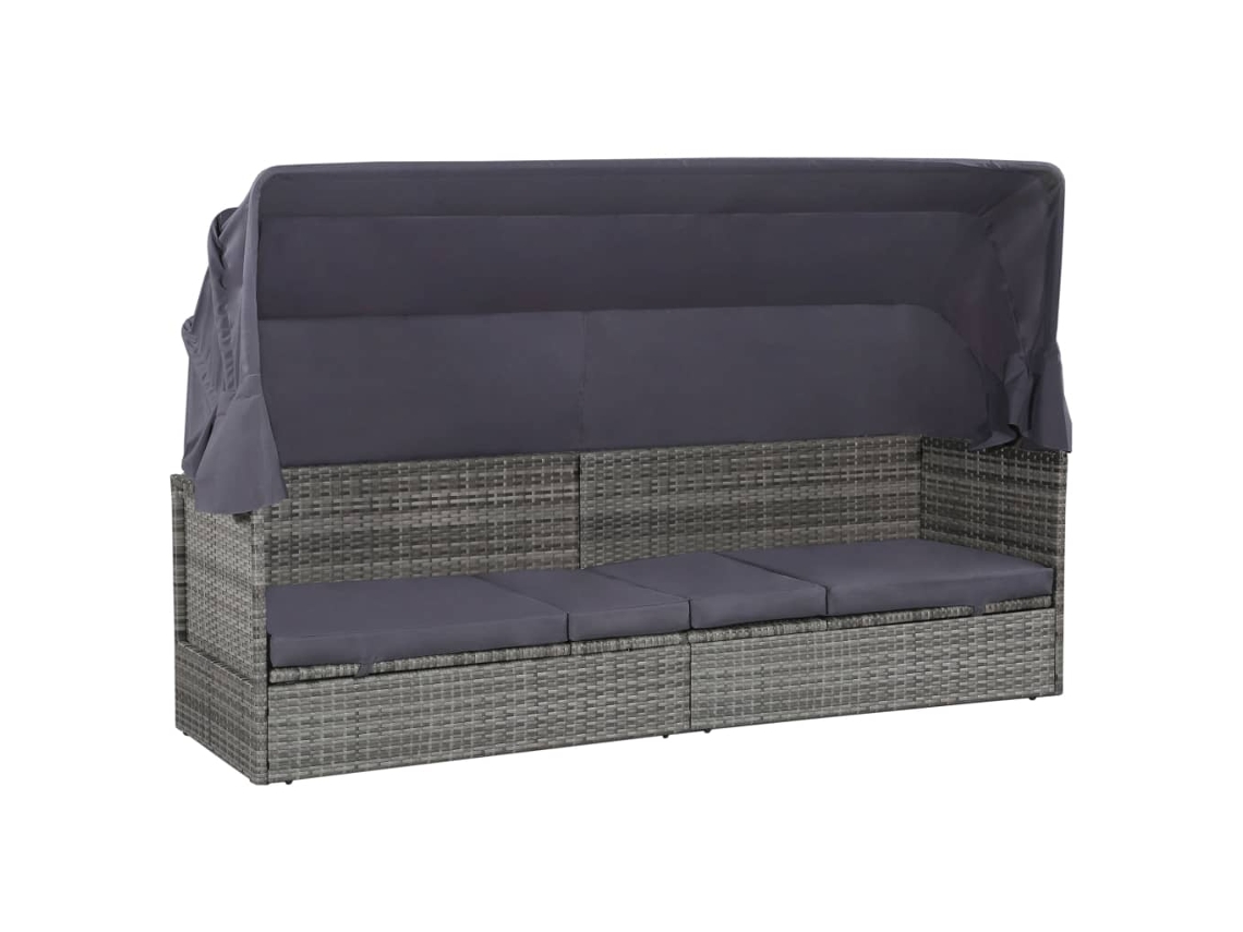 Lounge Bed, Lounge Beds Vidaxl Cinzeto Rattan / Vime (n/a)