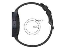 Correia de Substituição de Silicone para Samsung Galaxy Watch6, 20/22mm, Ponta Redonda e Plana CHABERLU