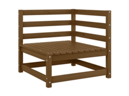 Corner Sofa, Corner Sofas Vidaxl Marrom Madeira De Pinho (n/a)