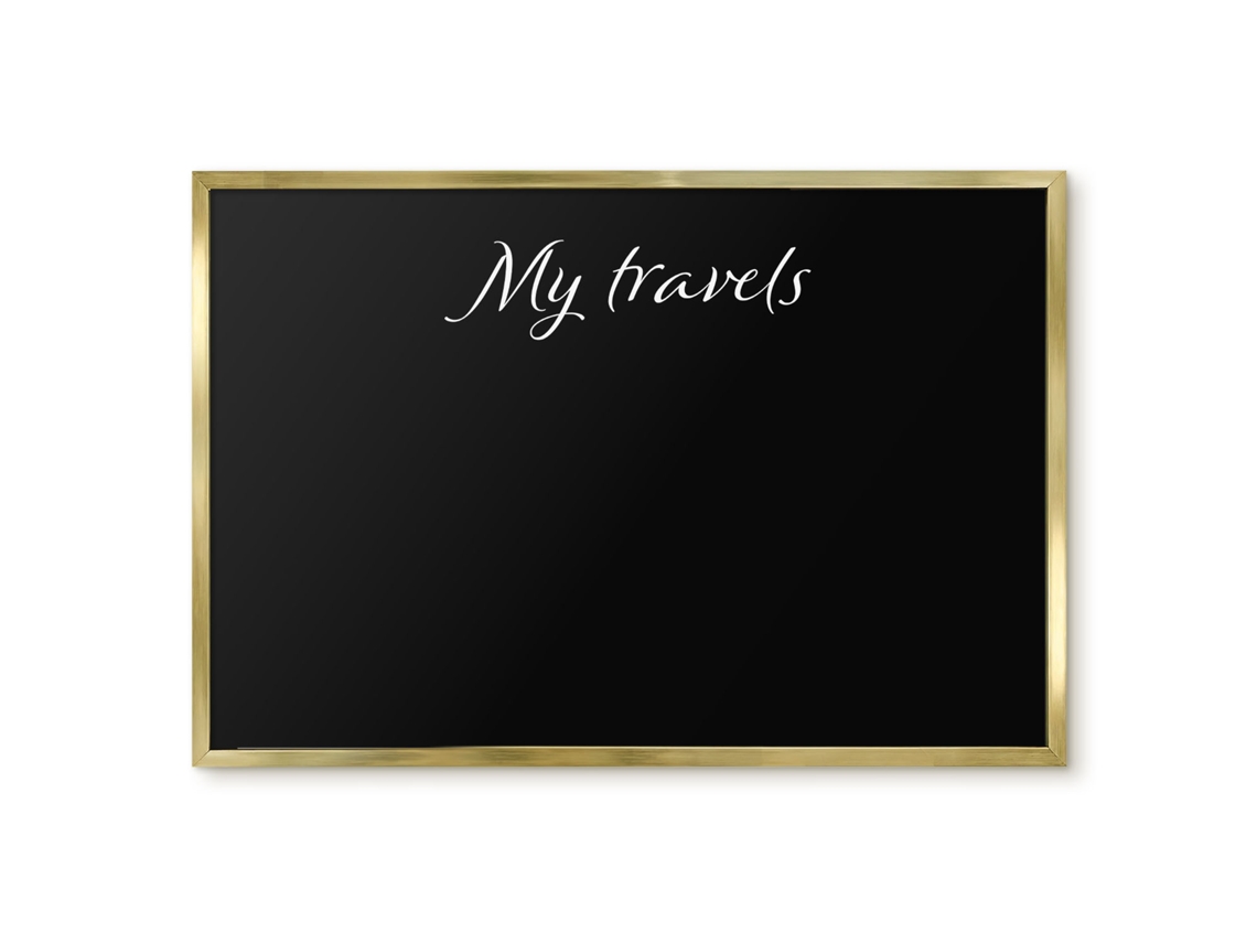 Magnetic Glass Board My Travels For The Hall Espelharte (60x40 Cm)