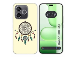 Capa Tumundosmartphone De Silicone Para Honor 600 Lite 5g Com Estampa De Apanhador De Sonhos