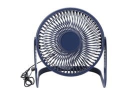 Ventilador Circulador Usb Recarregável 8 Polegadas Azul