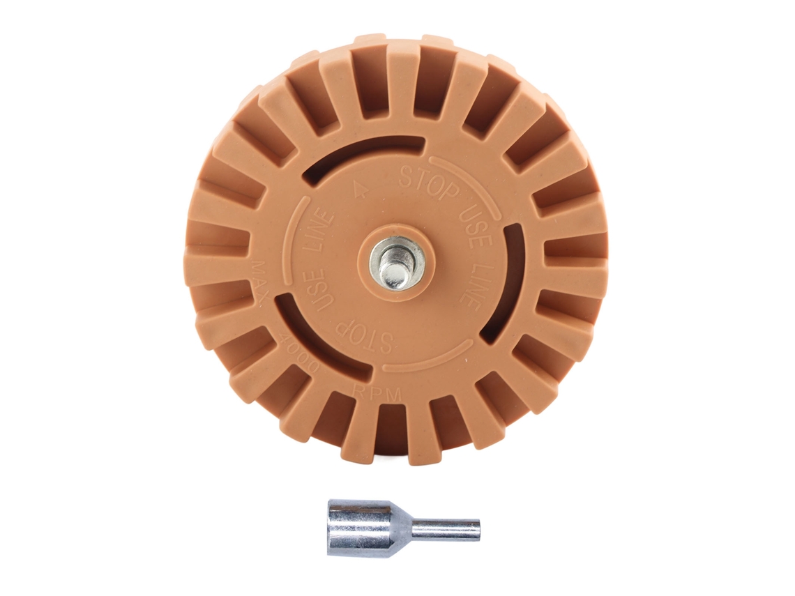 Roda de Borracha para Remoção de Adesivos, Decalques, Carros, Pintura, Cromado | S/MARCA