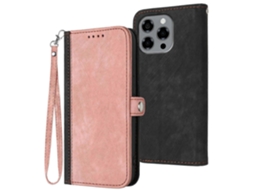 Capa De Couro Com Alça De Mão Dupla E Fivela Lateral Para Doogee Note 58 / Note 58 Pro
